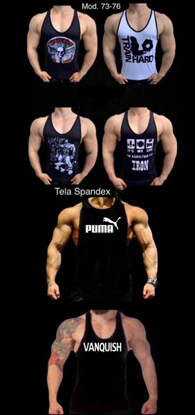 Camisetas olympic tela spandex dryfit